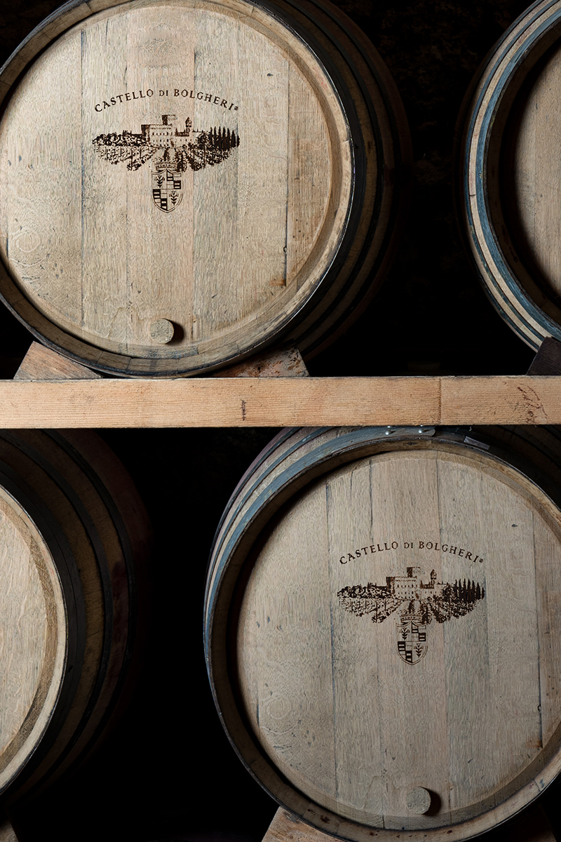 detail of the barrels